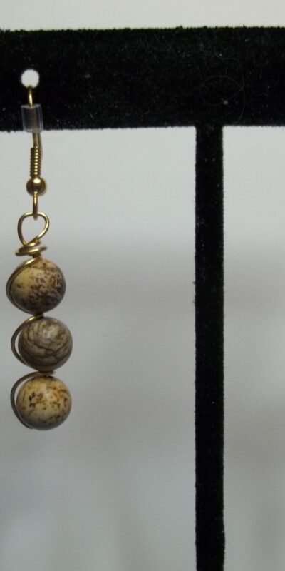 Picture Jasper Dangle earrings