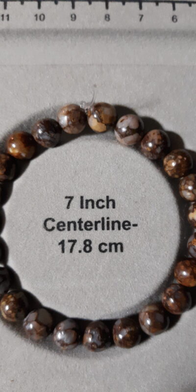Fire opal stretch cord bracelet